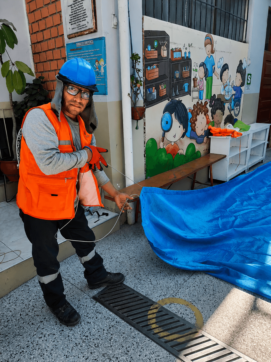 Instalación de Malla Raschel - IE