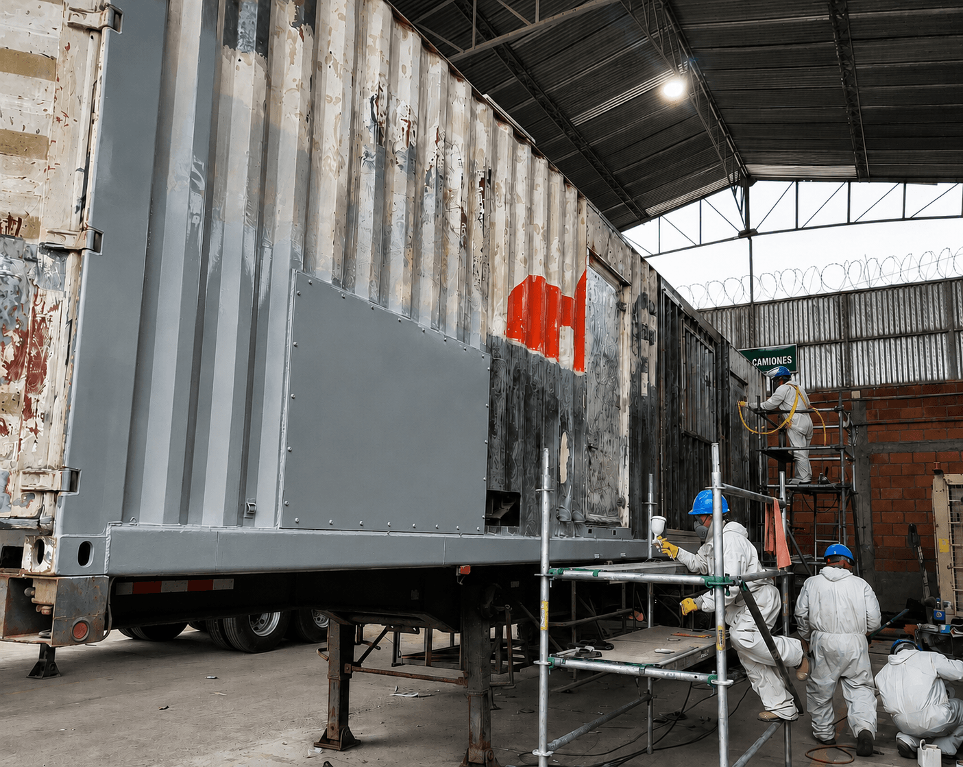 Fotografía de obra 1 del proyecto: Mantenimiento de contenedores